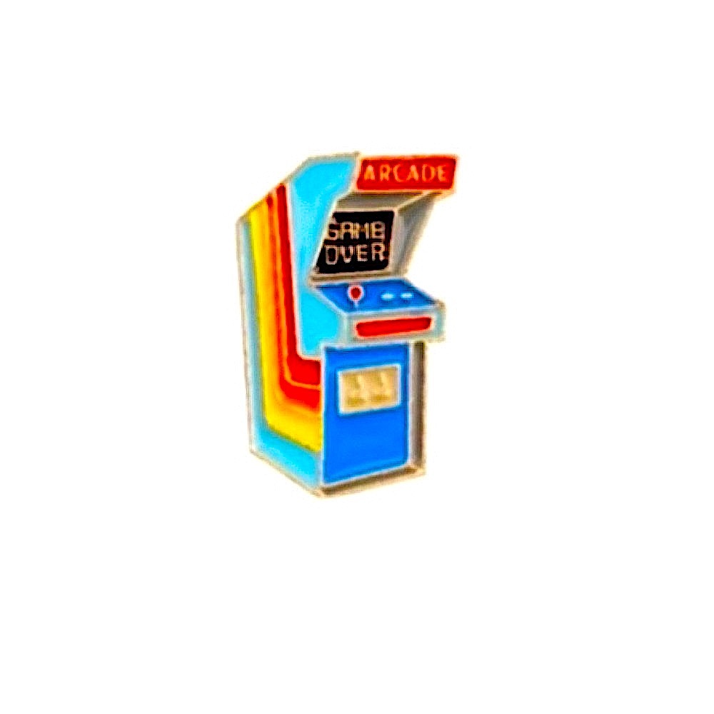 NEW Game Over Metal Enamel Pin